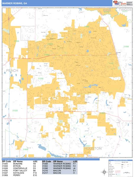 angeles city zip code|Warner Robins, Georgia (GA) Zip Code Map .